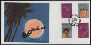 Cocos Islands 1991 FDC Sc 244-247 Christmas