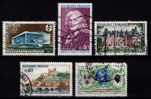 France 1968 various single stamp commemoratives [Used]