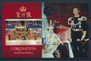 [74266] Australia 2013 Royalty Coronation QEII Silver OVP Thailand Sheet MNH