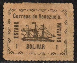 Venezuela - Guayana Sc #5 Mint Hinged