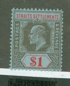 Straits Settlements #124 Unused Single