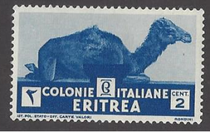 Eritrea # 158 mint single, Camel , issued 1934