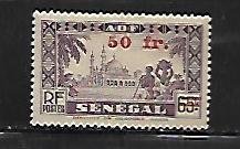 FRENCH WEST AFRICA, 3, MINT HINGED HINGE REMNANT, POSTAGE DUE STAMPS