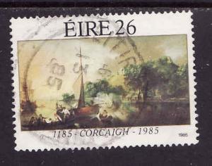 Ireland-Sc#609-used 26p Cork City Charter-1985-