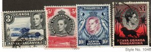 Kenya, Uganda & Tanganyika 82-85 Used