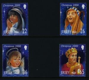 Jersey 970-3 in Presentation Pack MNH Christmas, International Peace Year