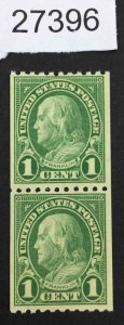 US STAMPS  #604 MINT OG NH PAIR LOT #27396