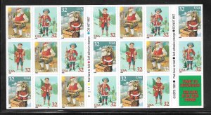 #3008-3011a MNH Complete Booklet Pane Plate #V1211