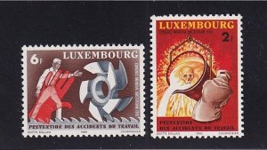 Luxembourg   #644-645    MNH   1980   occupational disease and accidents