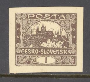 Czechoslovakia Sc # 23 mint hinged (DT)