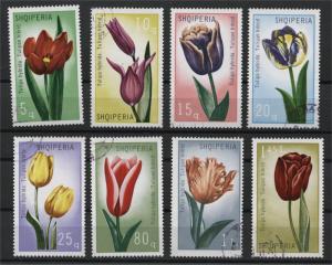 ALBANIA  TULIPS  FLOWERS  1971  U SET