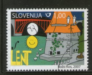 Slovenia 2007 Art Culture Lent Festival House Painting Sc 725 SPECIMEN MNH #1022