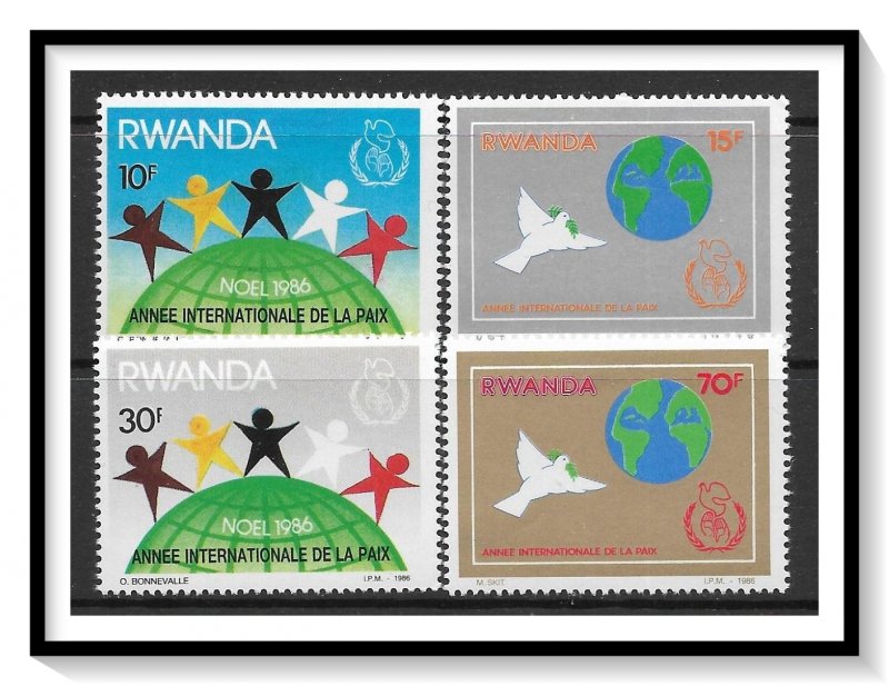 Rwanda #1270-1273 Christmas Set MNH