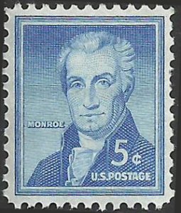 # 1038 MINT NEVER HINGED ( MNH ) JAMES MONROE    
