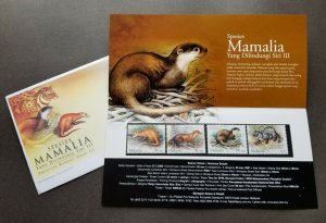 Protected Mammals Series III Malaysia 2005 Wildlife Civet (p.pack) MNH *see scan