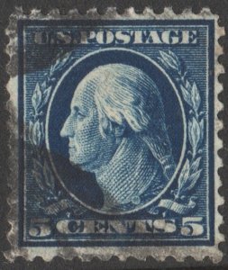 SC#504 5¢ Washington Single (1917) Used