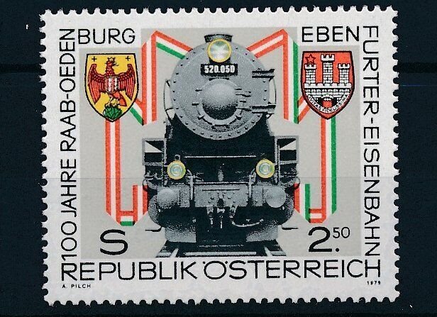 [61556] Austria 1979 Railway train Eisenbahn  MNH