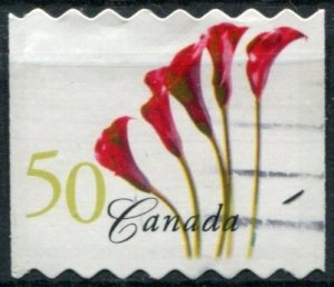 Canada Sc#2072 Used, 50c red, ol grn & multi, Flower Definitives (1st series)...