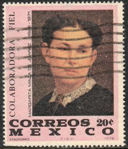 MEXICO 1043 Benito Juarez Death Centennial(his wife)Used (139)