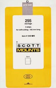 Scott Mounts Clear,185/255 mm  (pkg 3) (01042C)