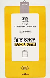Scott Mounts Clear,185/255 mm  (pkg 3) (01042C)