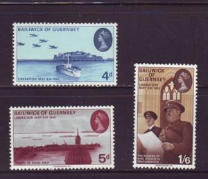 Guernsey Sc 30-2 1970 Liberation stamps NH