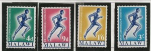 MALAWI Sc 132-5+135a NH issue of 1970 - SPORT