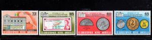 ST. KITTS- NEVIS #300-303  ECCA HEADQUARTERS  MINT  VF NH  O.G  b