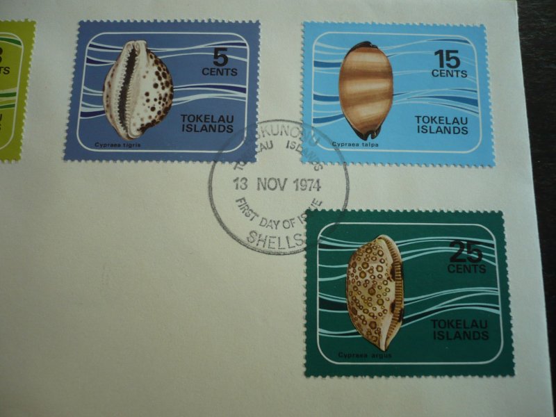 Stamps - Tokelau Islands - Scott# 41-44 - First Day Cover