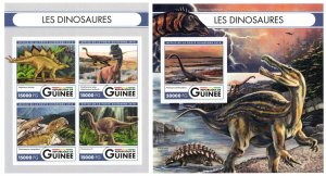 GUINEA 2016 - Dinosaurs /complete set MNH