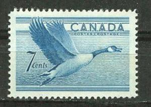 Canada # 320 Canadian Goose    (1) Mint NH