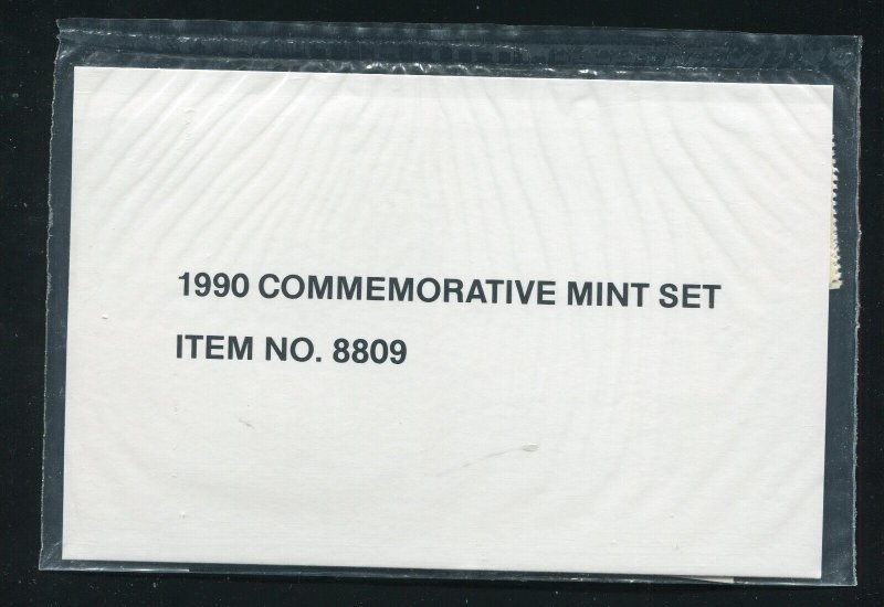 1990 Year Set Sealed With Mounts Item No 8809 