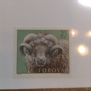 Faroe Islands  # 42  MNH