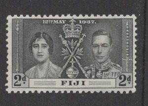 Fiji # 115  KGVI Coronation - 2d.   (1) VF unused