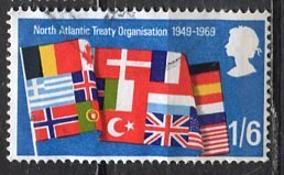 Great Britain; 1969: Sc. # 587: Used Single Stamp