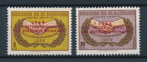 [116169] El Salvador 1968 United Nations red overprint  MNH