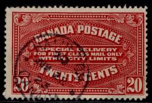 CANADA QV SG S4, 20c carmine-red, FINE USED. CDS