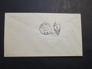 Haiti 1927 West Indian Air Exp Cover 12-13-27 / BL Rowe Signed - Z3654