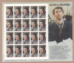 4197  Jimmy Stewart, Legend of Hollywood  MNH 41c sheet of 20  FV $8.20  2007