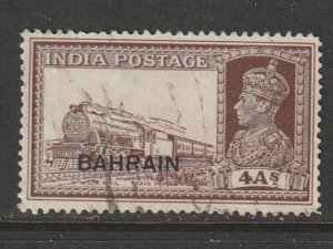 1941 Bahrain - Sc 28 - used VF - 1 single - India King George VI overprinted