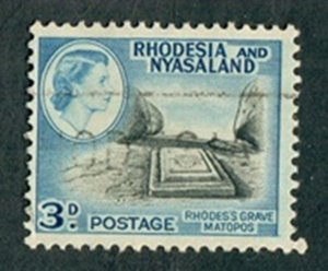 Rhodesia and Nyasaland #162 used single