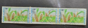 Stamp Africa Cameroun 1987 #840 70f Agro Pastoral Show used set of 3