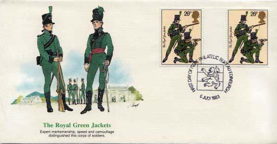 Great Britain, First Day Cover, Military Related