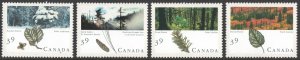 Canada SC#1283-1286 39¢ Canadian Forests Singles (1990) MNH