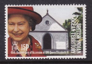British Indian Ocean Territory 119 Queen Elizabeth II MNH VF