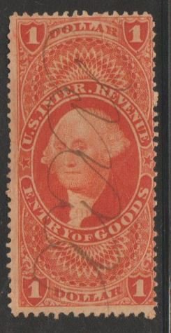 U.S. Scott #R67c Revenue Stamp - Used Set of 2 - IND