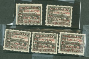 Guatemala #257-261 Mint (NH) Single (Complete Set)