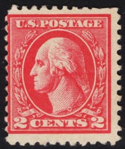 US #528 2c Carmine Washington Type Va MINT NH  SCV $20