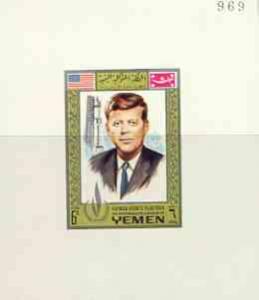 Yemen - Royalist 1968 Human Rights Year 6b (J F Kennedy) ...