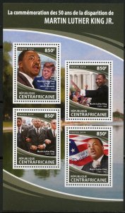 CENTRAL AFRICA 2018  50th MEMORIAL ANN  OF MARTIN LUTHER KING JR. WITH JFK SHEET